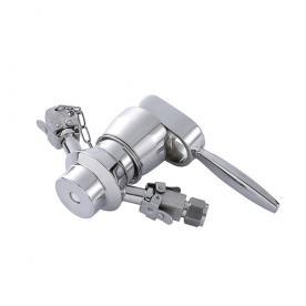 Quick installation aseptic sampling valve