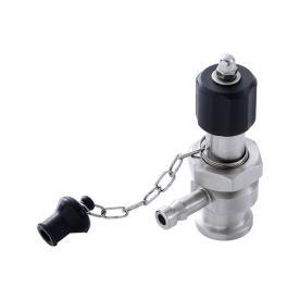 Quick installation aseptic sampling valve