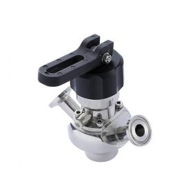 Quick installation aseptic sampling valve